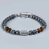 Clasp Tiger Eye Bracelet for Men