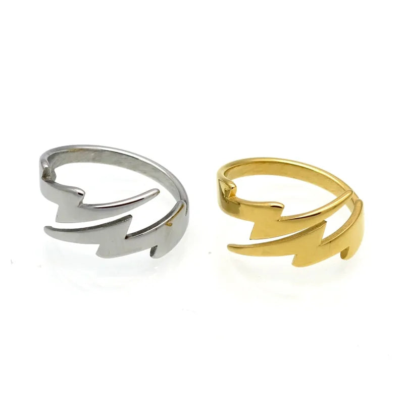 Tiny Lightning Ring: Modern Vintage Jewelry for Women