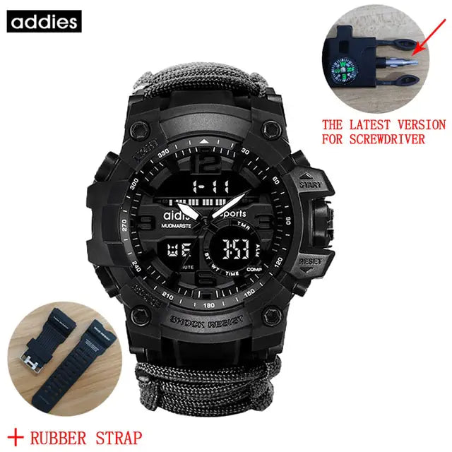 ADDIES Men Military Sports Digital Watches