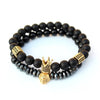 Matte Oxyn Stone Beads Bracelet