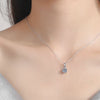 1 Carat Moissanite 925 Sterling Silver Necklace