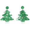 Christmas Tree Acrylic Earrings