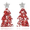 Christmas Tree Acrylic Earrings