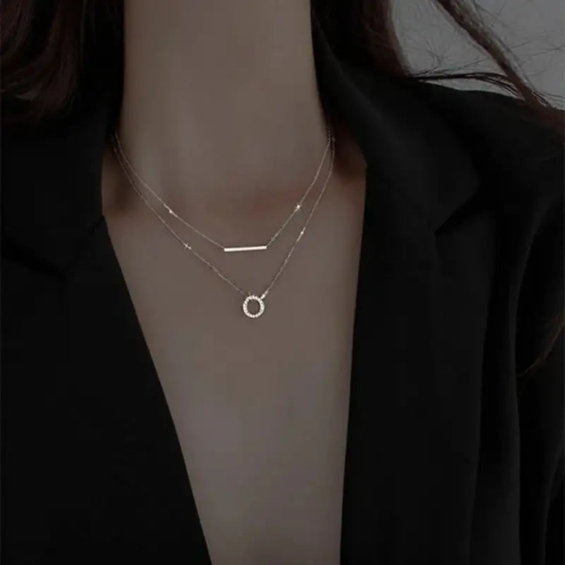 Exquisite Clavicle Chain Necklace Jewelry for Women Gift