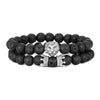 Lion Head Bracelet and Crown Bracelet set!