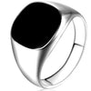 Solid Polished Stainless Steel Men Ring Band Biker Men Signet Ring Finger Jewelry famous designer black rings for men